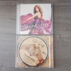 Taylor Swift Speak Now and Fearless CD Set - Pink and Cream